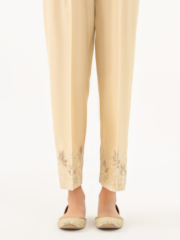 limelight Cambric Trouser-Embroidered (Pret)