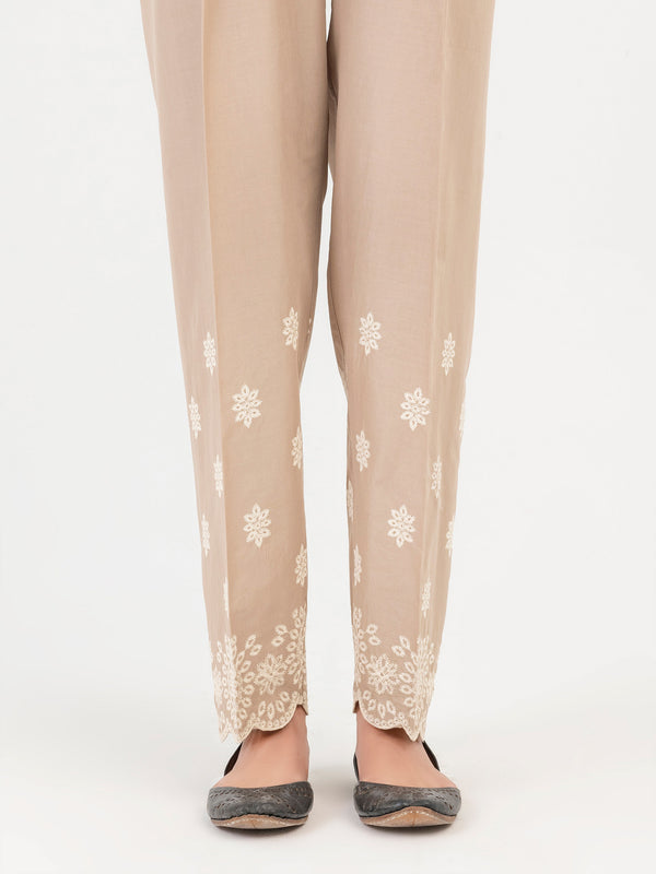limelight Cambric Trouser-Embroidered (Pret)