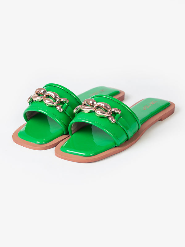 limelight Chain Embellished Flats