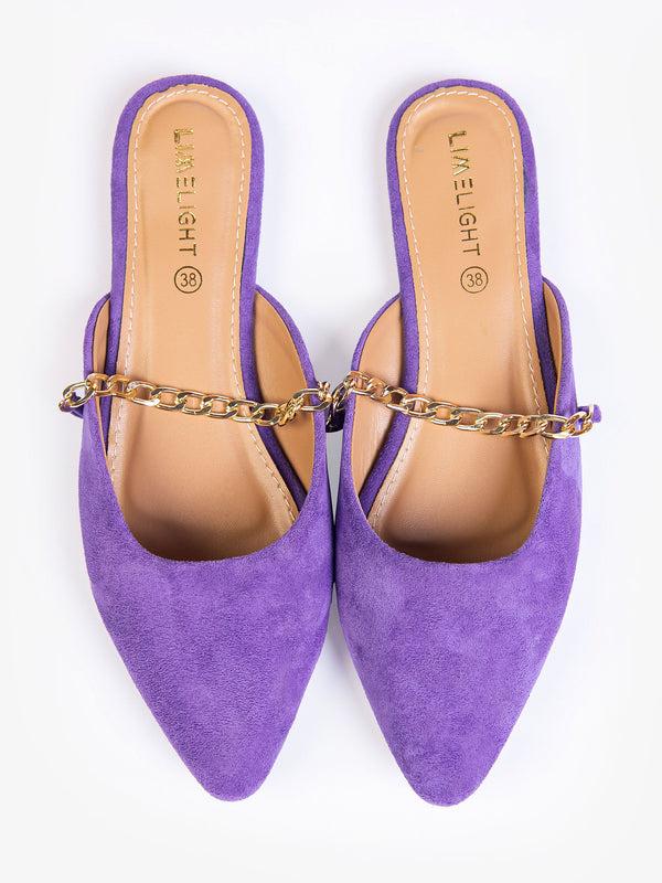 Limelight Chain Embellished Mules