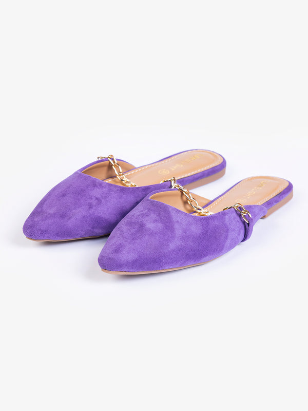 limelight Chain Embellished Mules