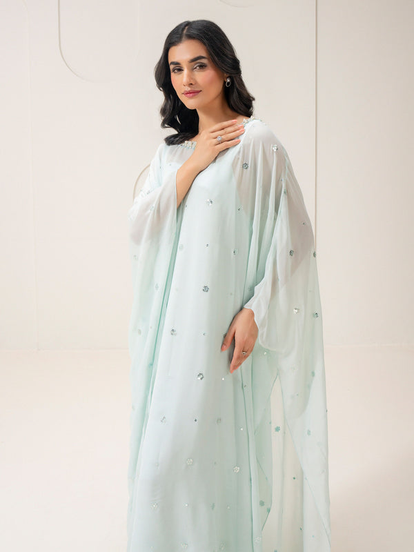 Limelight Chiffon Shirt-Embellished (Pret)