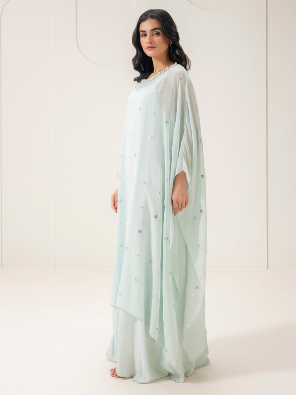 Limelight Chiffon Shirt-Embellished (Pret)