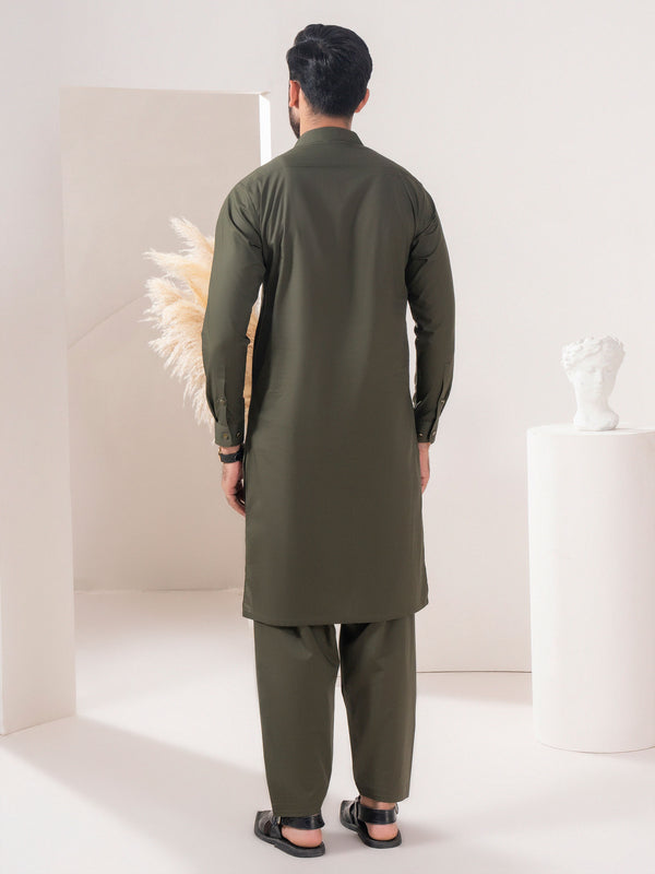 Limelight Cotton Suit Green