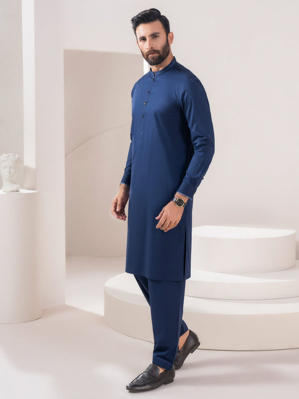 Limelight Cotton Suit Navy