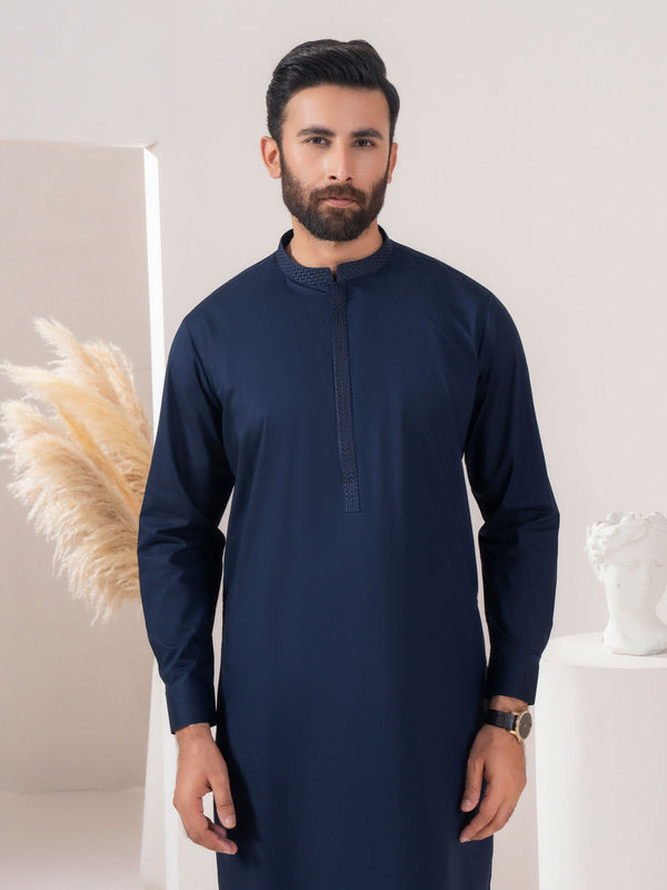 Limelight Cotton Suit Navy