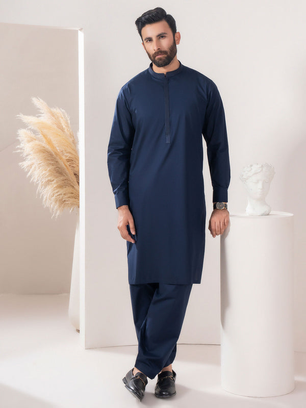 Limelight Cotton Suit Navy