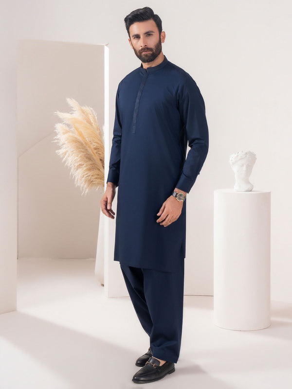 Limelight Cotton Suit Navy