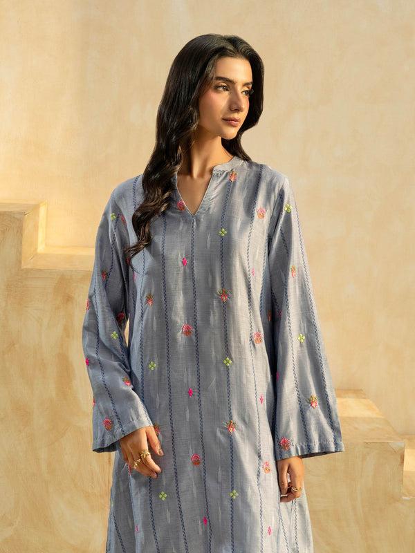 limelight Denim Shirt-Embroidered (Pret)