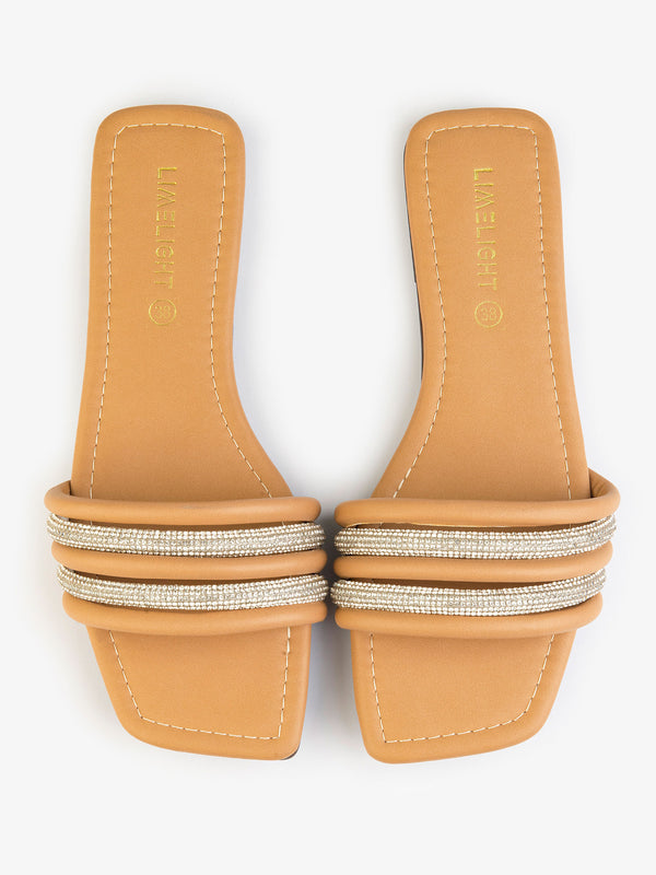 Limelight Diamantes Embellished Flats