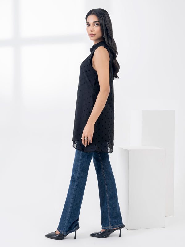 Limelight Dyed Chiffon Top