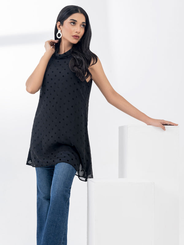 Limelight Dyed Chiffon Top