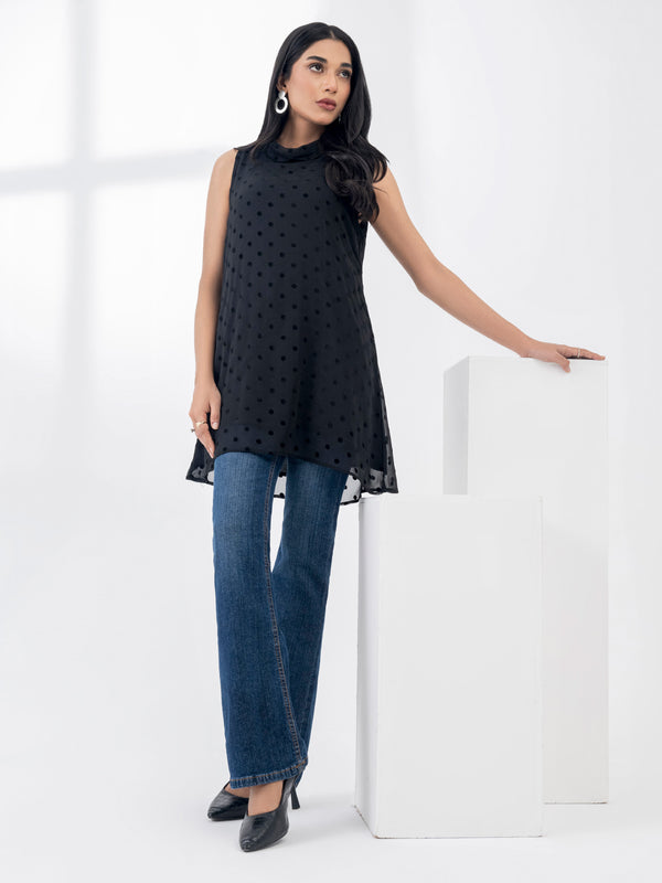 Limelight Dyed Chiffon Top