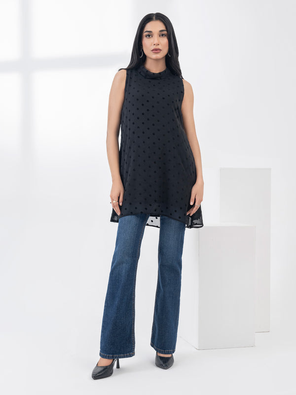 limelight Dyed Chiffon Top