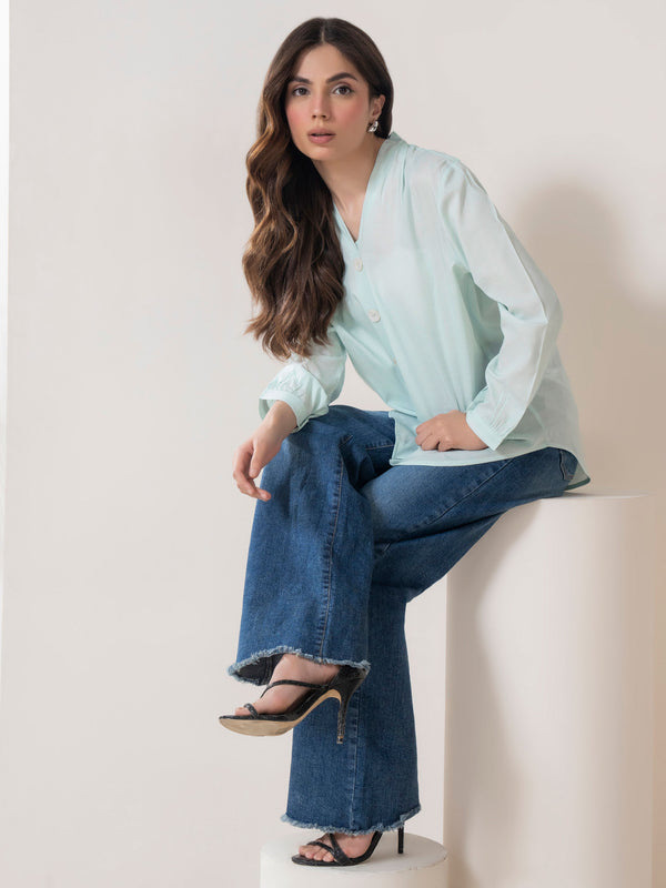 Limelight Dyed Cotton Top