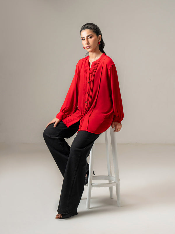 Limelight Dyed Grip Top Red