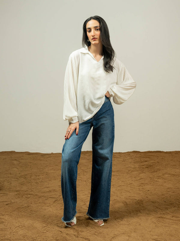 Limelight Dyed Grip Top White