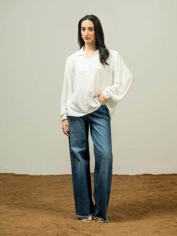 Limelight Dyed Grip Top White