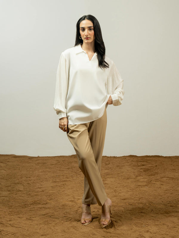 Limelight Dyed Grip Top White