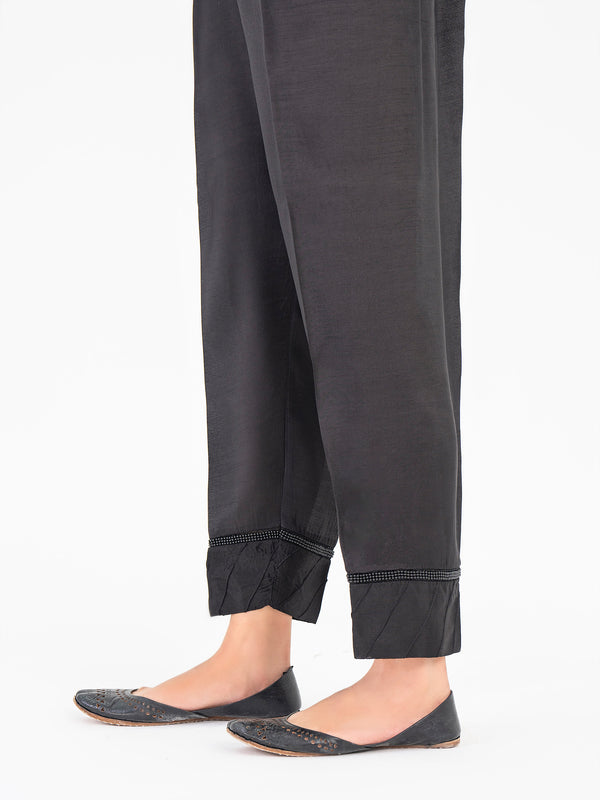 Limelight Dyed Raw Silk Trouser (Pret)