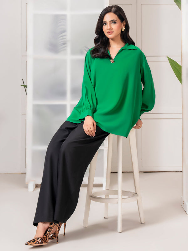 Limelight Dyed Silk Top