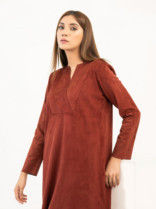 Limelight Dyed Suede Dress