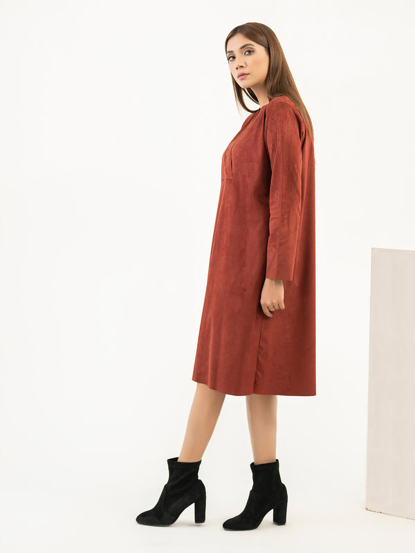 Limelight Dyed Suede Dress