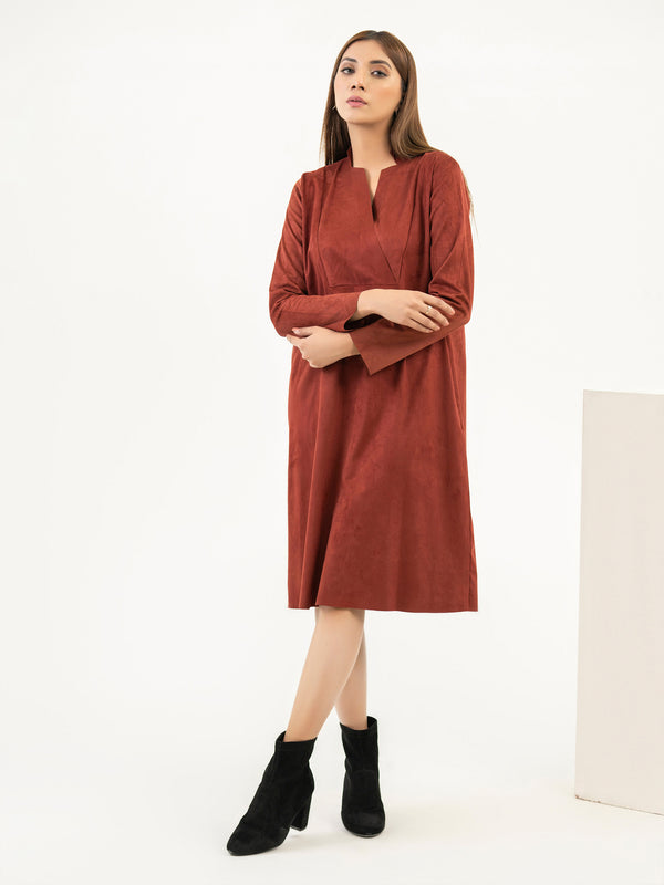 limelight Dyed Suede Dress