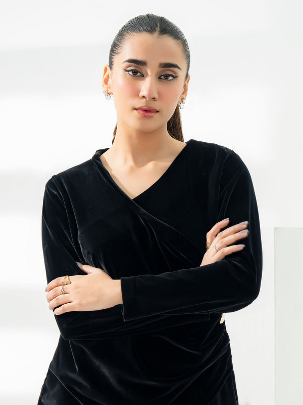 Limelight Dyed Velour Top