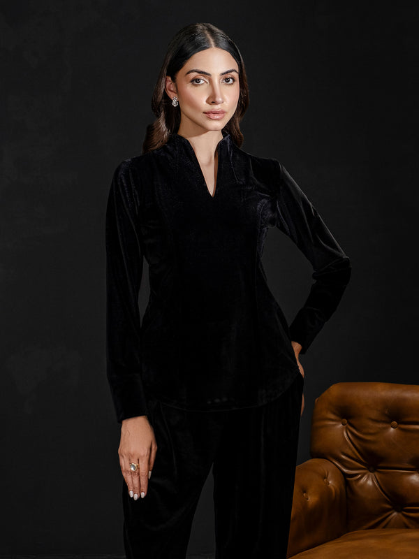 Limelight Dyed Velour Top