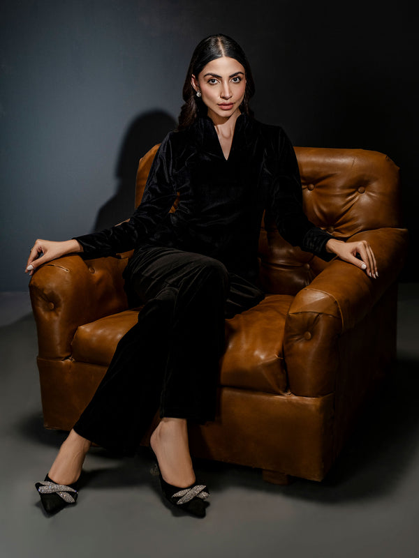 limelight Dyed Velour Top