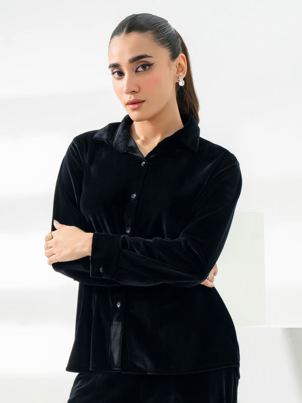 Limelight Dyed Velour Top