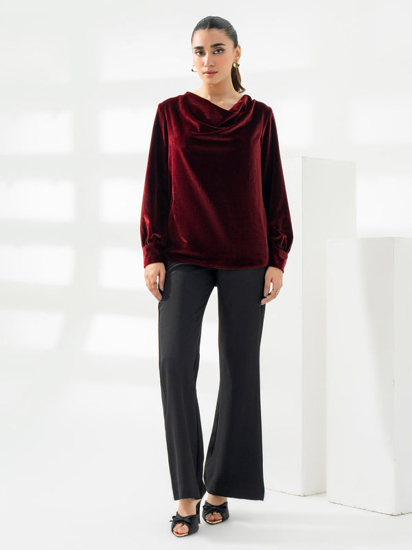 Limelight Dyed Velour Top