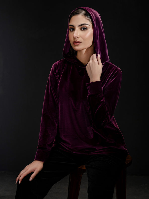 Limelight Dyed Velour Top