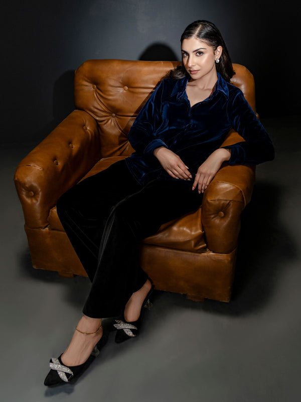 Limelight Dyed Velour Top