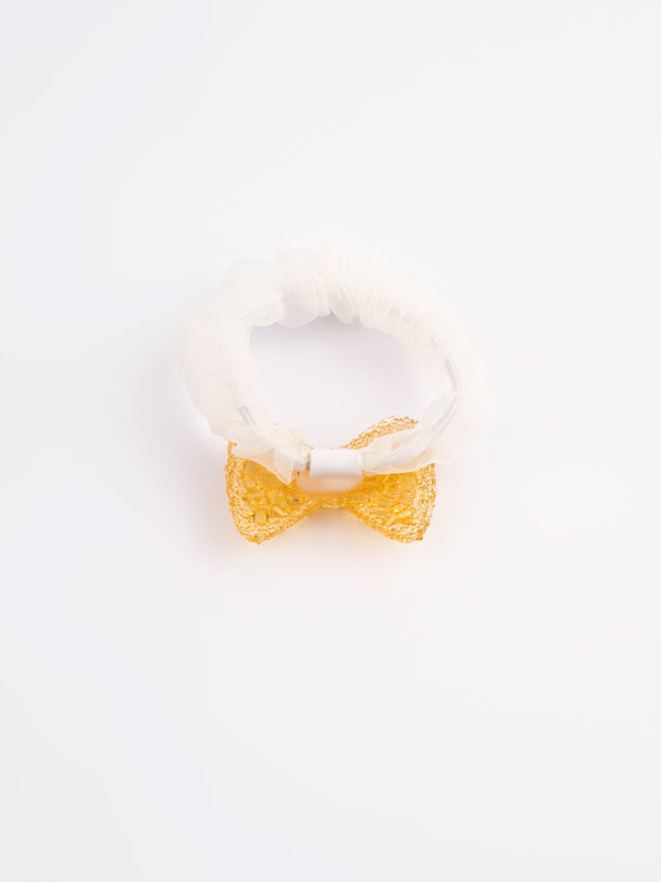 Limelight Embellished Bow Hair Tie