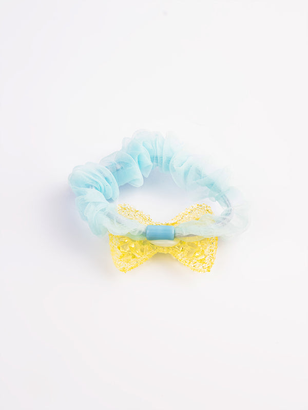 Limelight Embellished Bow Hair Tie