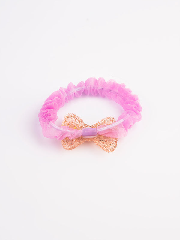 Limelight Embellished Bow Hair Tie