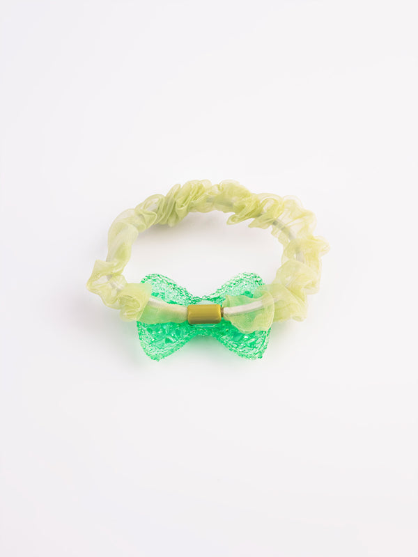 Limelight Embellished Bow Hair Tie