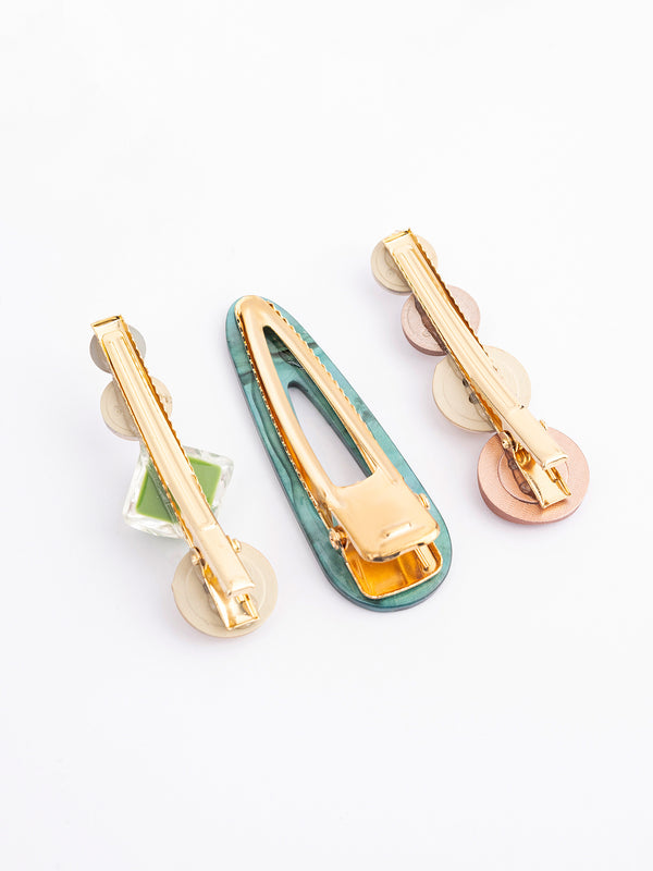 Limelight Embellished Hair Clip Set