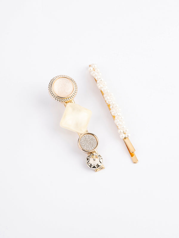 Limelight Embellished Hair Clip Set