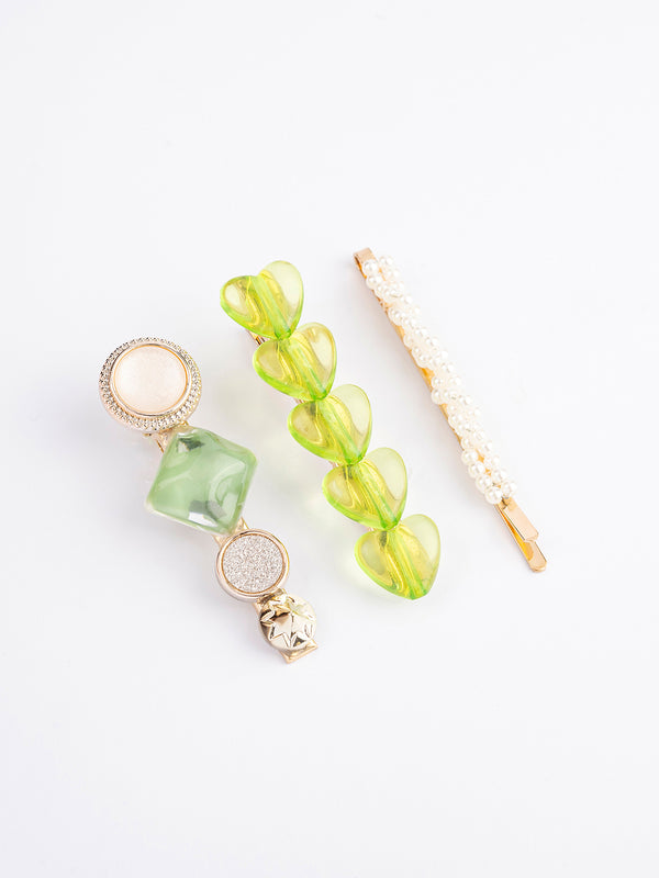 limelight Embellished Hair Clip Set