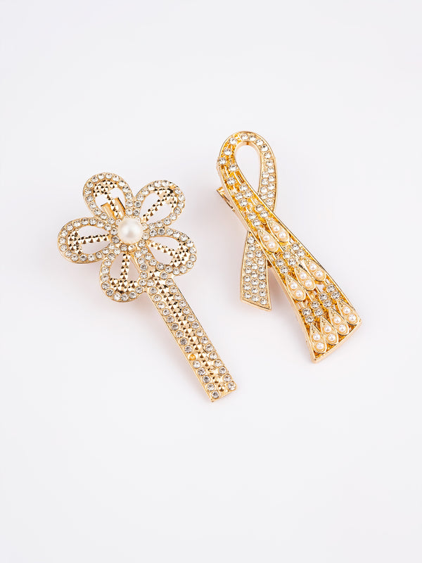 Limelight Embellished Hair Clip Set