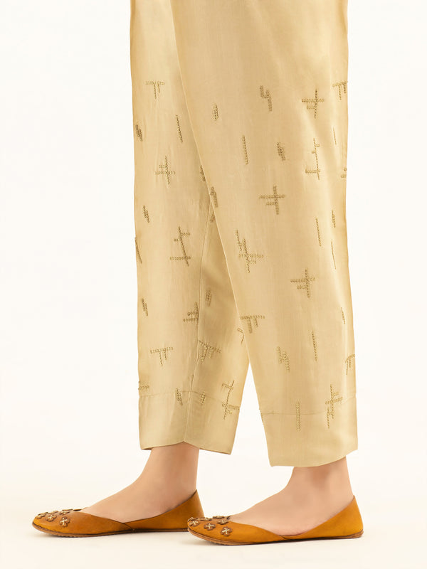 Limelight Embellished Silk Trousers
