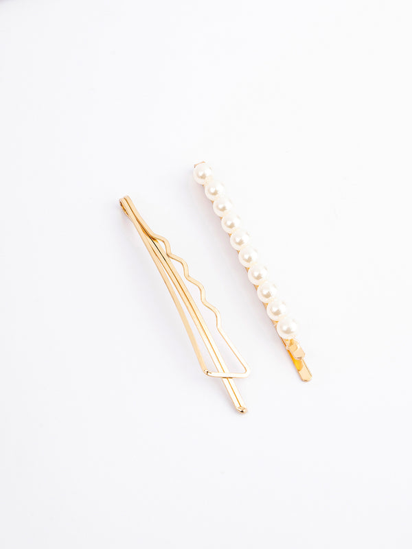 Limelight Embellished Spiral Hair Clip Set