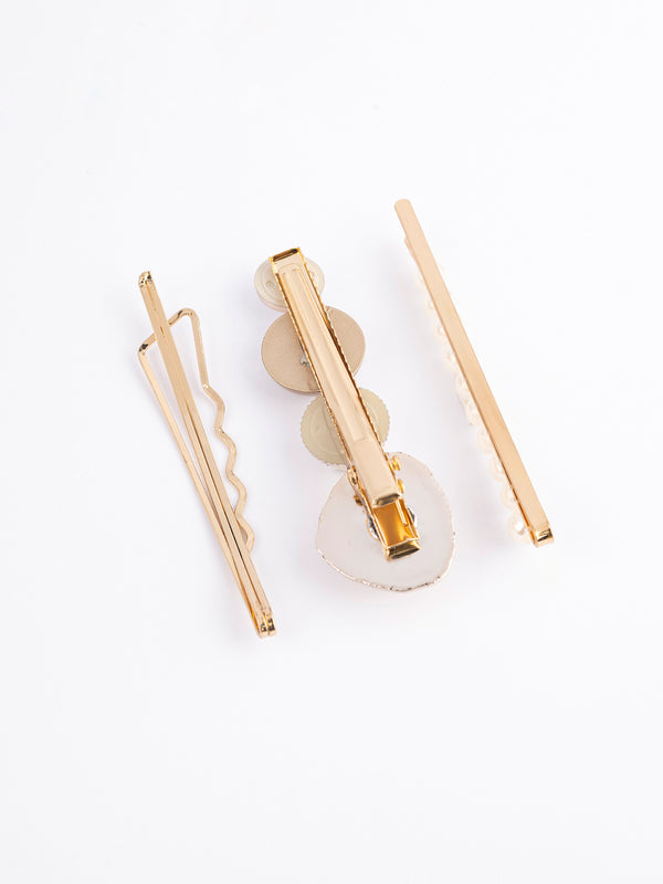 Limelight Embellished Spiral Hair Clip Set