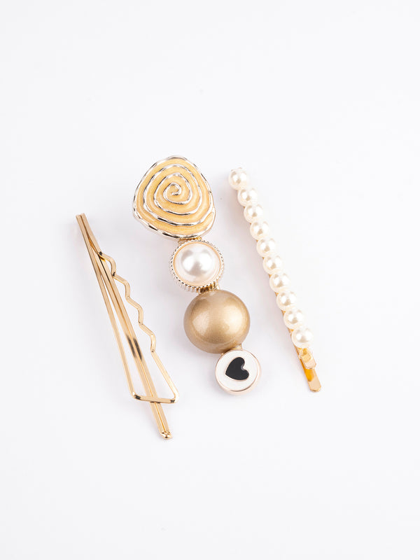 limelight Embellished Spiral Hair Clip Set