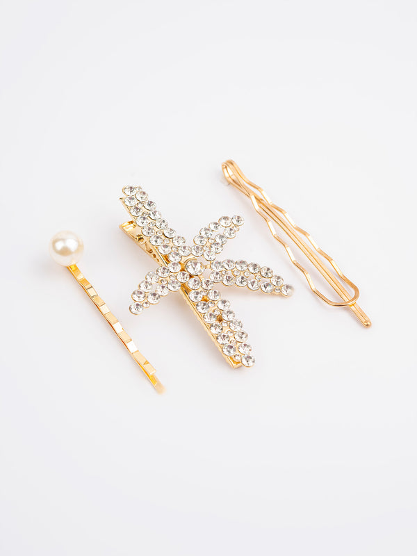 limelight Embellished Starfish Hair Clips