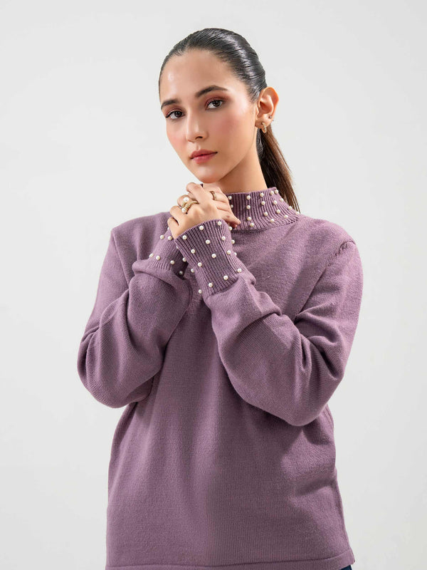 Limelight Embellished Woolen Sweater