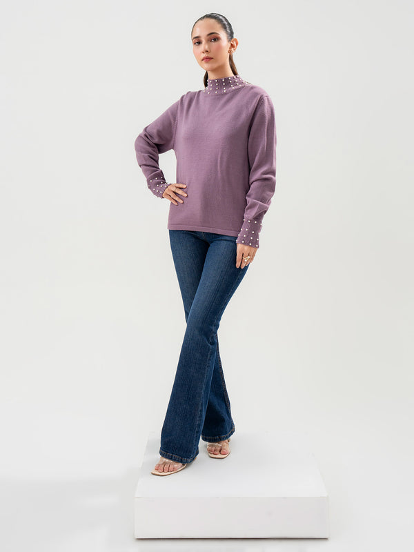 limelight Embellished Woolen Sweater